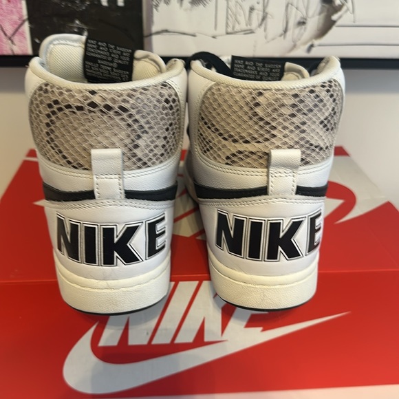 NIKE TERMINATOR HIGH WHITE / SAIL / COCOA FB1318 100 Size 6M, 8W NEW - Picture 6 of 7